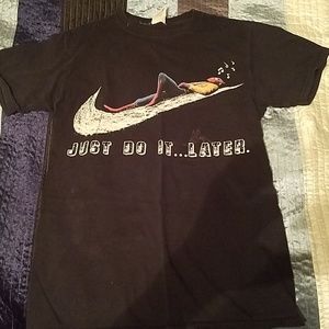Nike Just Do it Later Spiderman Shirt